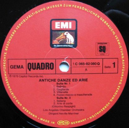 EMI 1 C065-82 080 Q - Antiche Danze Ed Arie Per Liuto (Antike Tä - Image 2
