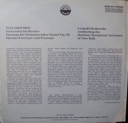 Everest SDBR 3011 - Hamlet (Overture And Fantasy) / Francesca Da - Image 2