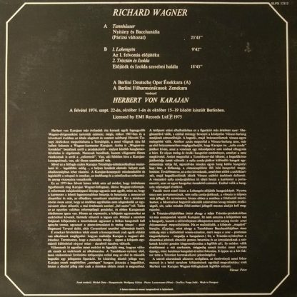 Hungaroton SLPX 12112 - Tannhäuser (Ouverture & Bacchanale) - Lo - Image 2