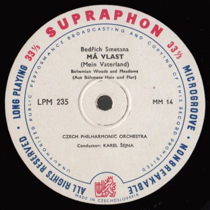 Supraphon LPM 235 - Má Vlast = My Country - Image 4