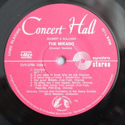 Concert Hall SVS 2768 - The Mikado - Image 2