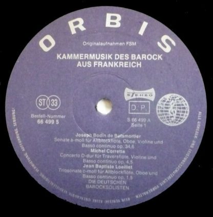 Orbis 66 499 5 - Kammermusik des Barock aus Frankreich - Image 3