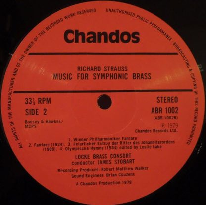 Chandos ABR 1002 - Music For Symphonic Brass - Image 5