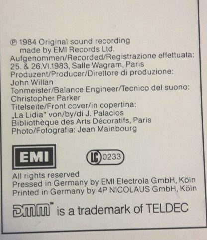 EMI Records Ltd. EL 27 0024 1 - Carmen Suite / L'Arlésienne Suit - Image 7