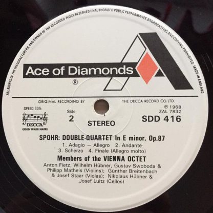 Ace Of Diamonds SDD 416 - Nonet, Op. 31 ∙ Double-Quartet, Op. 87 - Image 4
