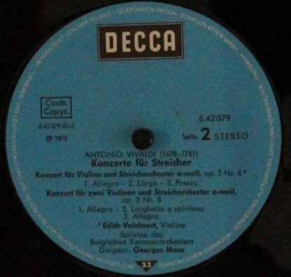 DECCA 6.42079 - Streicher - Konzerte - Image 4