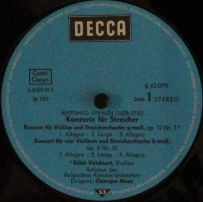 DECCA 6.42079 - Streicher - Konzerte - Image 3