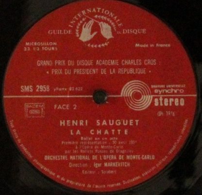 Guilde Internationale Du Disque SMS 2958 - Les Fâcheux / La Chat - Image 5