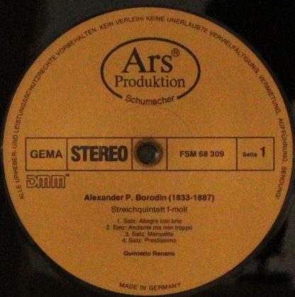 Ars Produktion FSM 68 309 - Streichquintette - Image 3