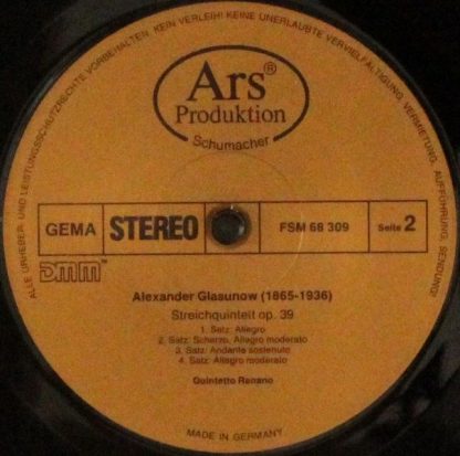 Ars Produktion FSM 68 309 - Streichquintette - Image 4