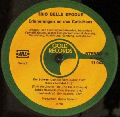 Gold Records 11 043 - Erinnerungen An Das Café-Haus - Image 2