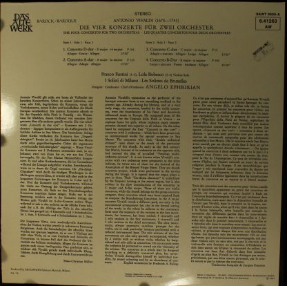 Telefunken SAWT 9600-A - The Four Concertos For Two Orchestras - - Image 2