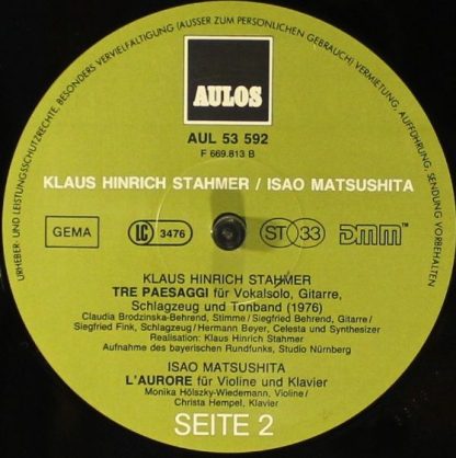 AULOS AUL 53 592 - Begegnungen · Requisiten · Tre Paesaggi · L'A - Image 4