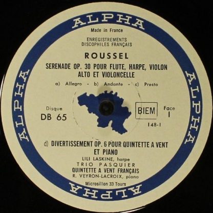 Alpha Brussels DB 65 - Serenade Opus 30,  Divertimento Opus 6, S - Image 2