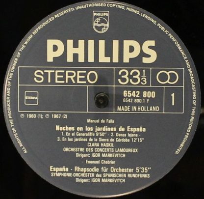Philips 6770 046 - Nächte In Spanischen Gärten - Nights In The G - Image 4