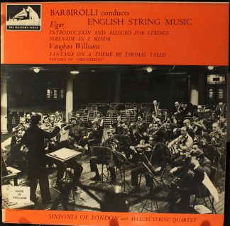 His Master's Voice ASD 521 - Barbirolli Conducts English String