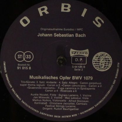 Eurodisc SQ 27 319 KK - Musikalisches Opfer, BWV 1070 - Image 4