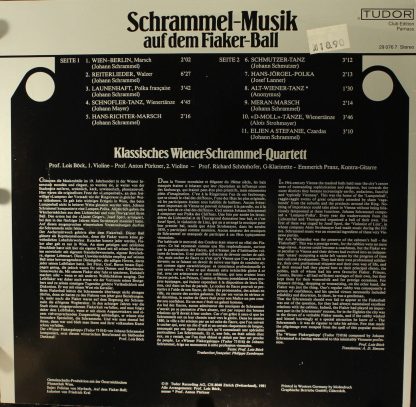 Tudor 29 076 7 - Schrammel Musik Auf Dem Fiaker Ball - Image 2