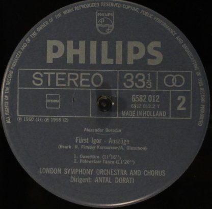 Philips 6582 012 - Borodin/Polovetsian Dances Rimsky-Korsakov/Le - Image 4