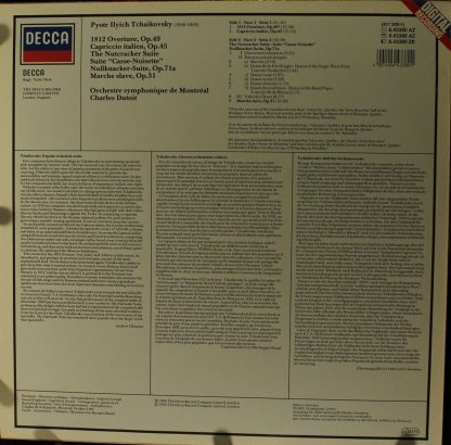 DECCA 6.43380 - 1812 Overture • Capriccio Italien • The Nutcrack - Image 2