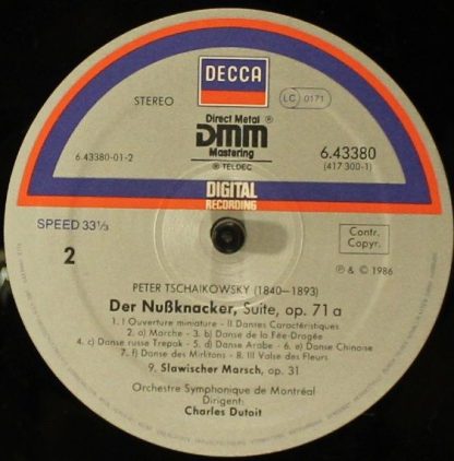 DECCA 6.43380 - 1812 Overture • Capriccio Italien • The Nutcrack - Image 4