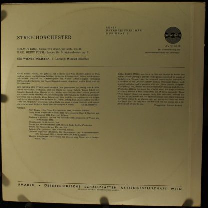 Amadeo AVRS 5018 - Concerto A Dodice Per Archi Op.38, Szenen Für - Image 2