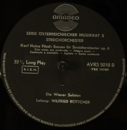 Amadeo AVRS 5018 - Concerto A Dodice Per Archi Op.38, Szenen Für - Image 6