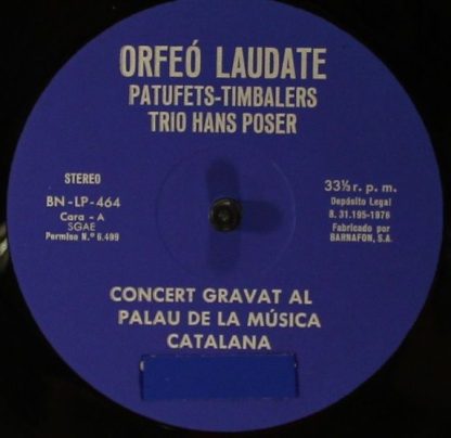 Barnafon S.A BN -LP- 464 - Flautes, Percussio I Agrupacions Cora - Image 4