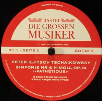 Bastei BDGM 3 - Peter Iljitsch Tschaikowsky In 5 Folgen · Band I - Image 3
