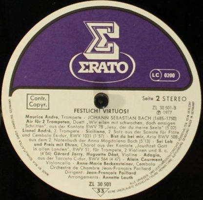 Erato ZL 30 501 - Festlich! Virtuos! - Image 4