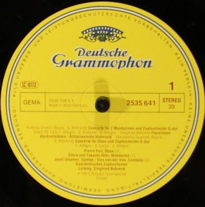 Deutsche Grammophon Favorit 2535 641 - Florentiner Hochzeit, Vir - Image 3
