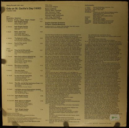 Eterna 8 26 749 - Ode On St. Cecilia's Day (Cäcilien-Ode) - Image 2