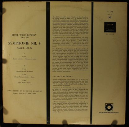 DECCA BD 483-B - Symphonie Nr.4 F-Moll Op. 36 - Image 2
