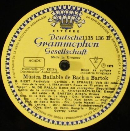 Deutsche Grammophon 1135 136 - A Nuestros Amigos Y Clientes - Image 4