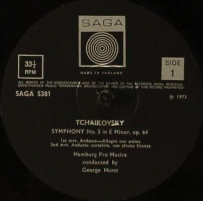 Saga 5381 - Fifth Symphony In E Minor Opus 64 - Image 4