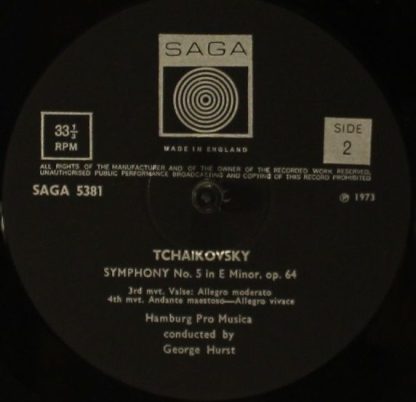 Saga 5381 - Fifth Symphony In E Minor Opus 64 - Image 3