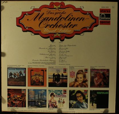 Fontana Spezial 6434 022 - Das Große Mandolinen-Orchester Wessel - Image 2
