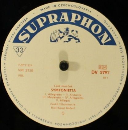 Supraphon DV 5797 - Taras Bulba • Symfonietta - Image 4