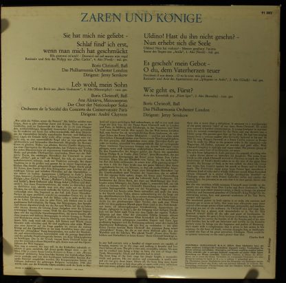 Electrola E 91 382 - Zaren Und Könige - Arien Aus Don Carlos, Bo - Image 2