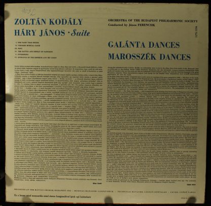 Qualiton SLPX 1194 - Háry János Suite / Marosszék Dances / Galán - Image 2