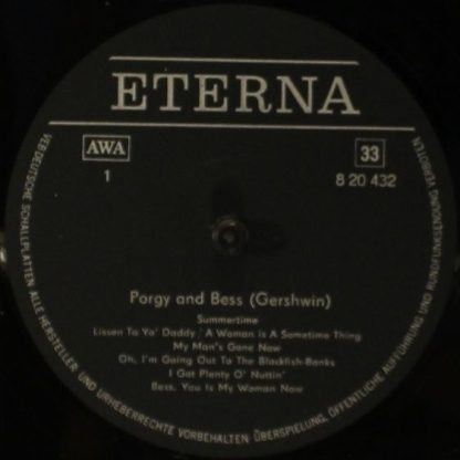 Eterna 8 20 432 - Porgy And Bess (Opernquerschnitt) - Image 3
