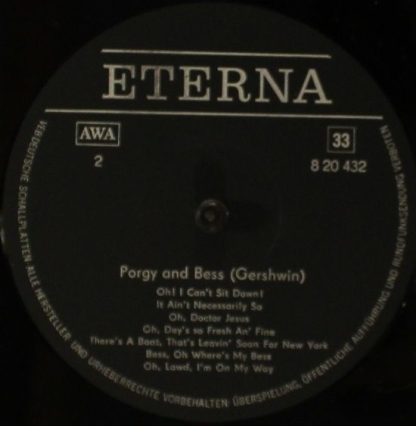 Eterna 8 20 432 - Porgy And Bess (Opernquerschnitt) - Image 4