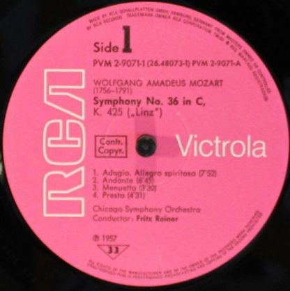 RCA Victrola PVM 2-9071 - Mozart Symphonien Nr. 36 ,,Linzer'', N - Image 5