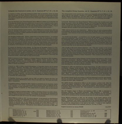 Cybelia CY 682 - CY 683 - Integrale Des Quatuors A Cordes (Vol. - Image 4