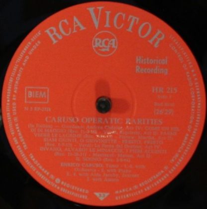 RCA Victor Red Seal HR 215 - Operatic Rarities - Image 4