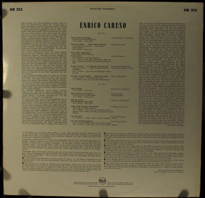 RCA Victor Red Seal HR 215 - Operatic Rarities - Image 2