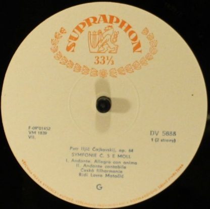 Supraphon DV 5688 - Symfonie Č.5 E-moll - Image 2