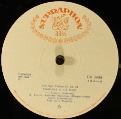 Supraphon DV 5688 - Symfonie Č.5 E-moll - Image 3