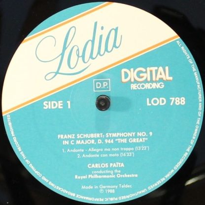 Lodia LOD 788 - Schubert Symphony No 9 In C Major, D944 "The Gre - Image 5
