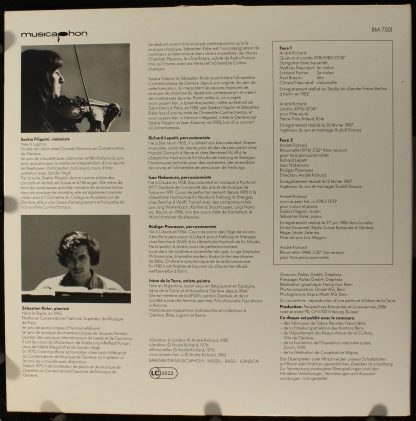 Musicaphon BM 7501 - Quatour A Cordes / Jardins / Ritournelle / - Image 2
